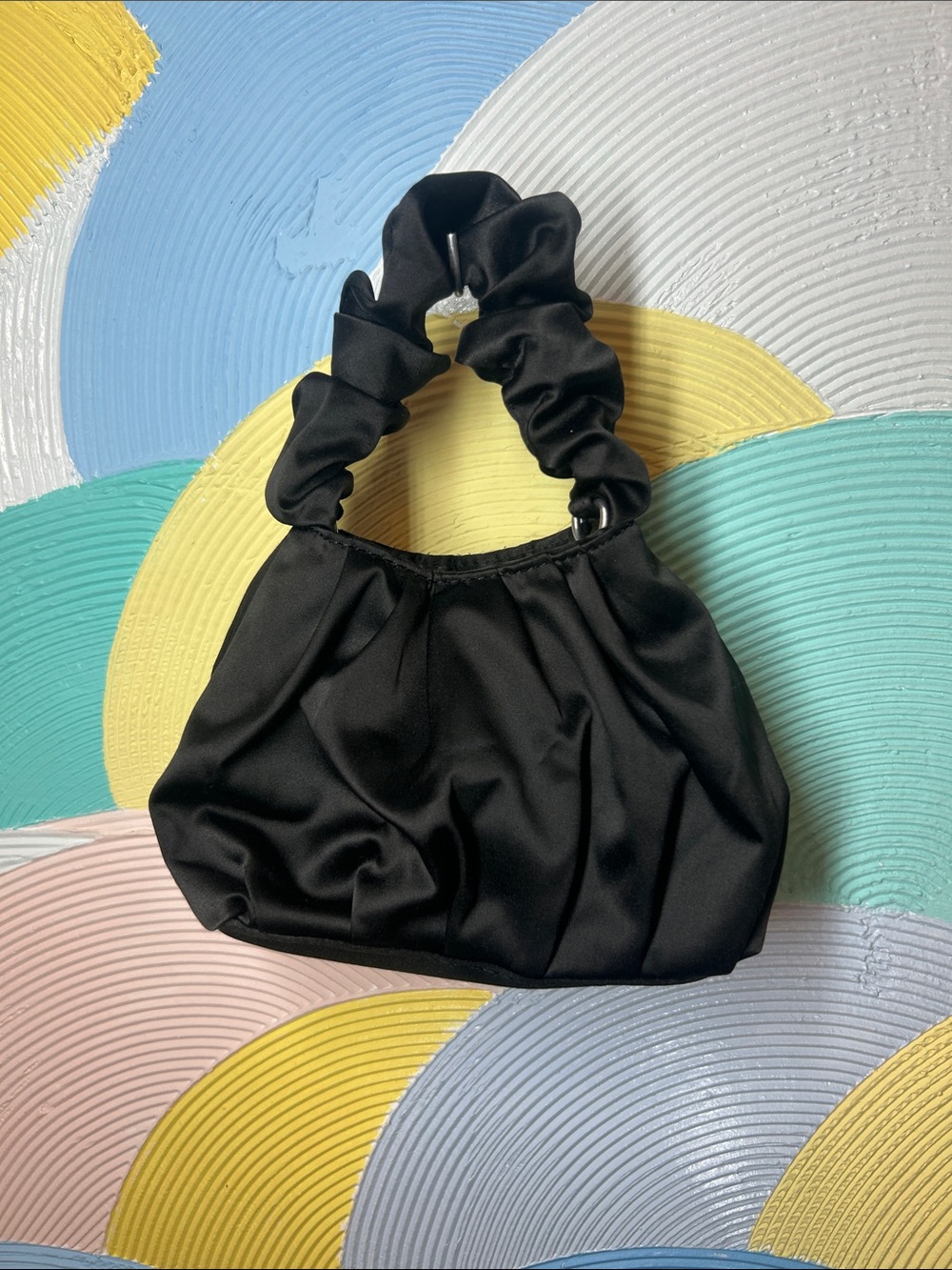 Wild Fable Mini Black Scrunchie Handle Bag